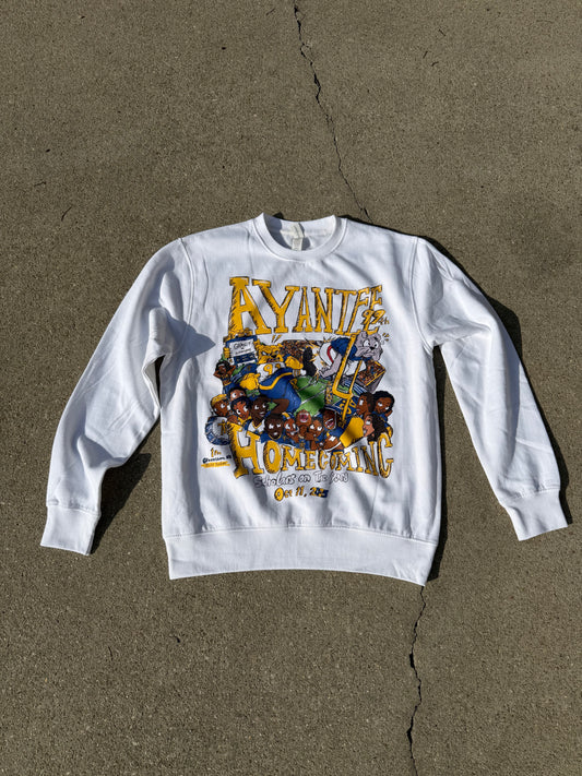Ayantee 99th Greatest Homecoming On Earth Crewneck – Grandy x ECD (Limited Edition)