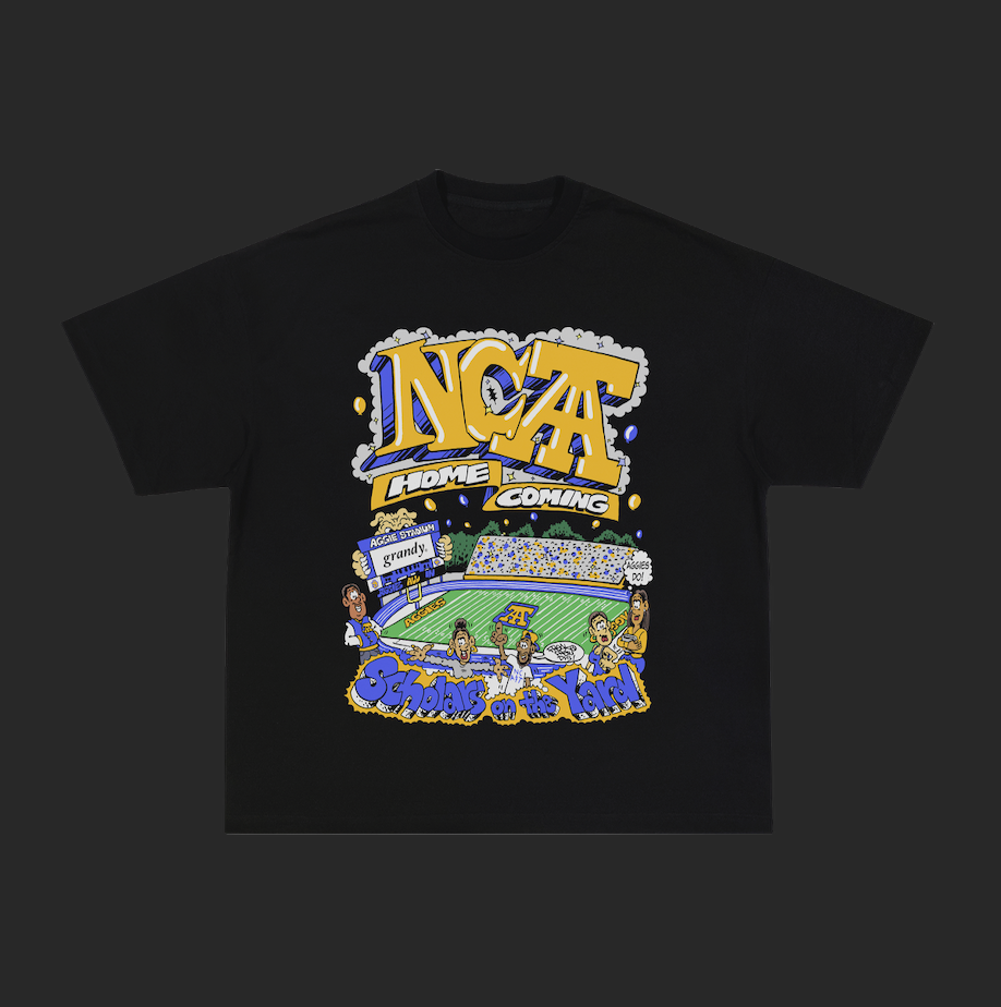 Grandy x FRKO "Scholars on The Yard" NC A&T GHOE Tee
