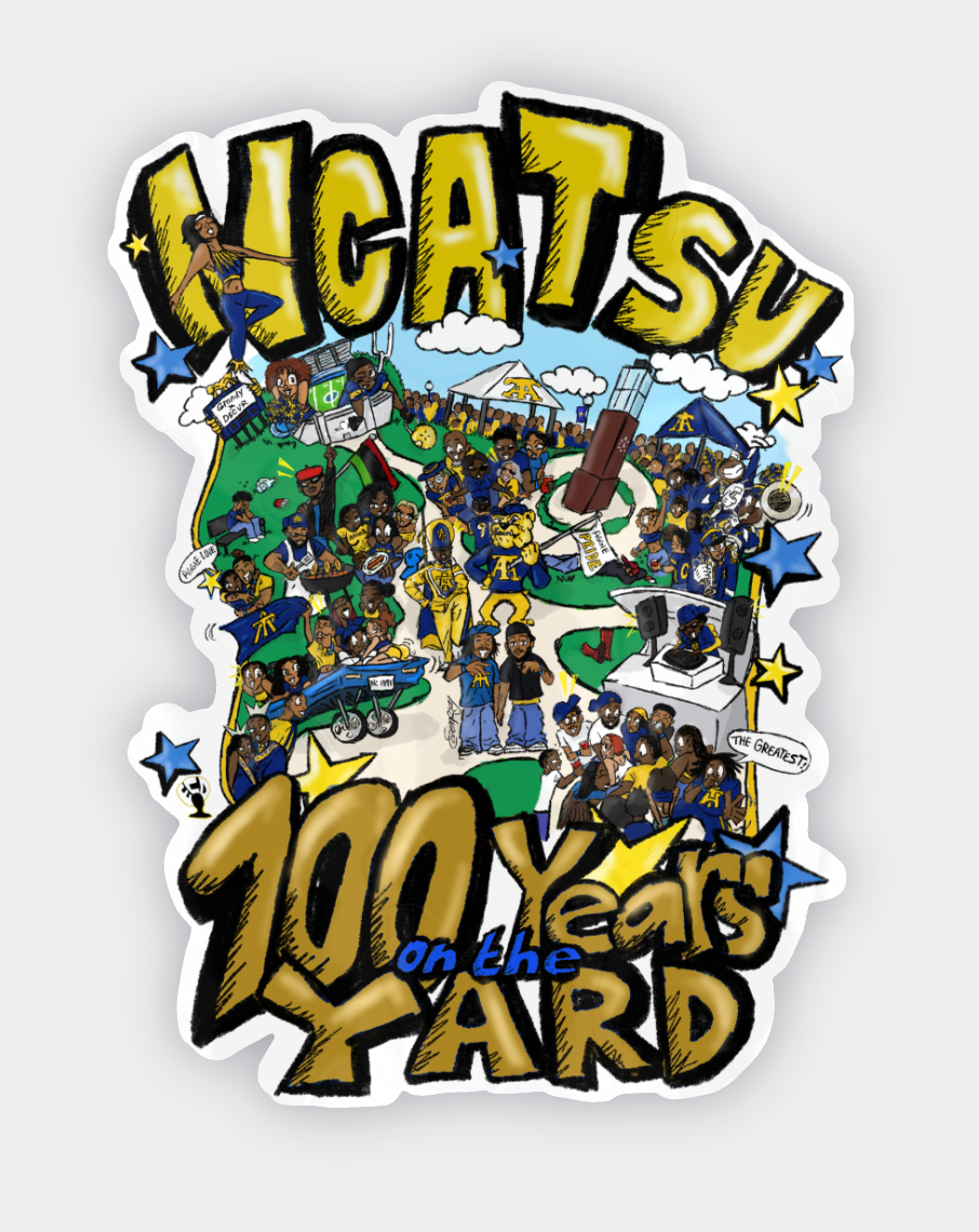 Button/Sticker Pack (100 Years on The Yard)