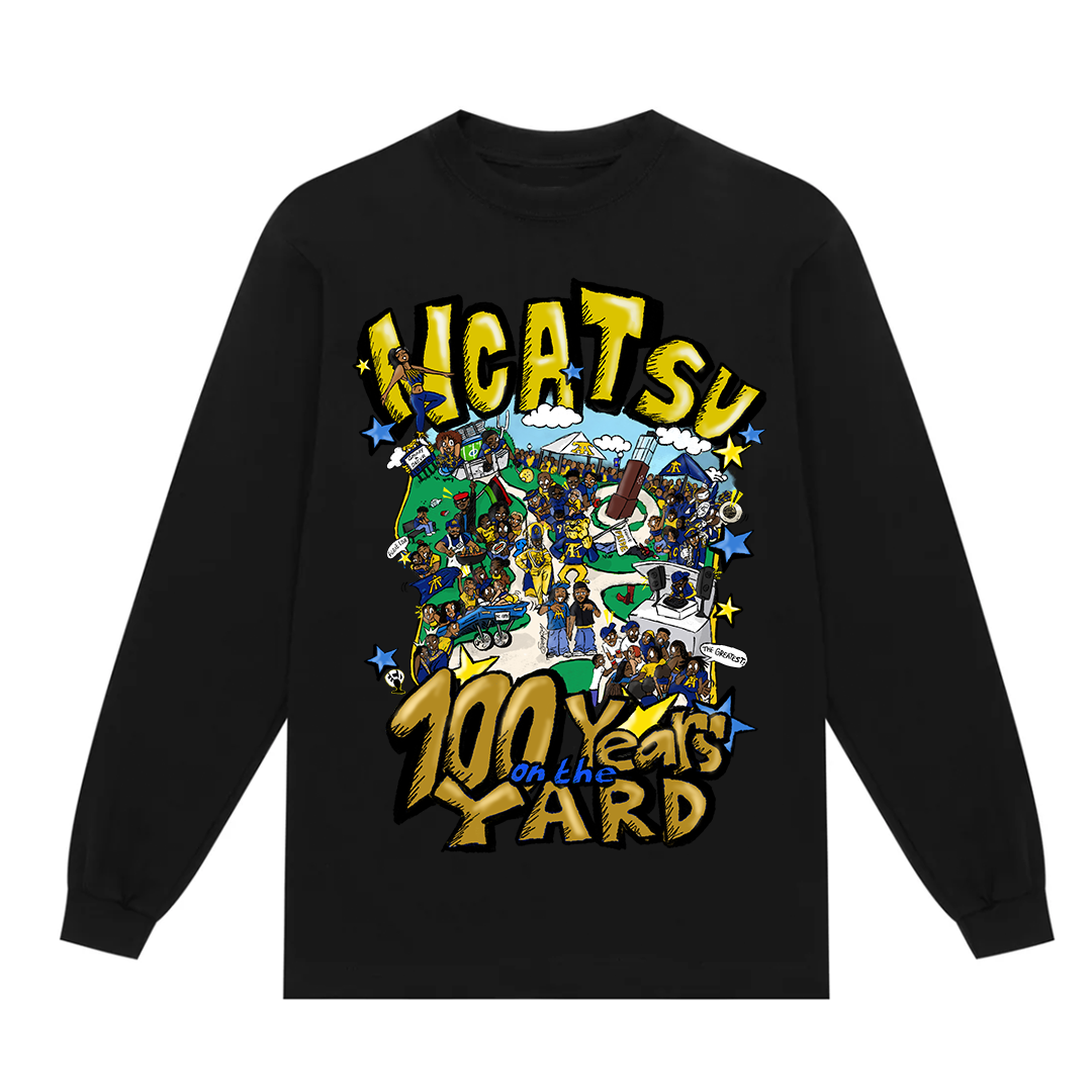 100 Years on The Yard - Black Long Sleeve (Grandy)