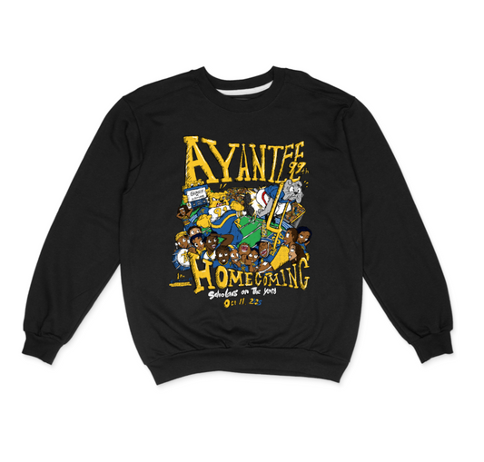 Ayantee 99th Greatest Homecoming On Earth Crewneck – Grandy x ECD (Limited Edition)