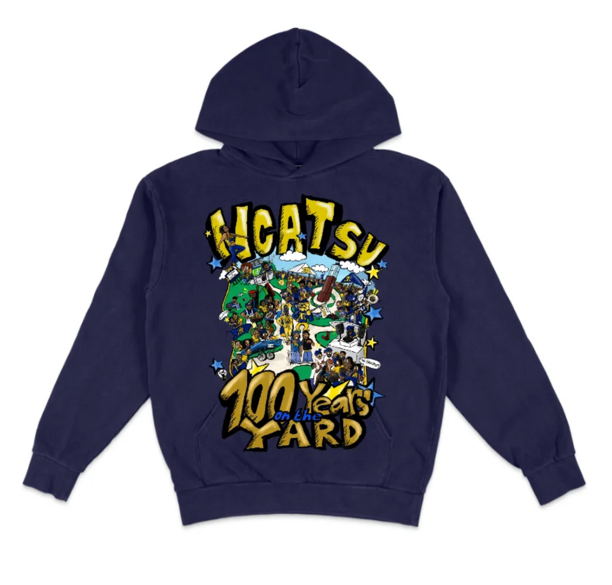 100 Years on The Yard - Navy Hoodie (Grandy)