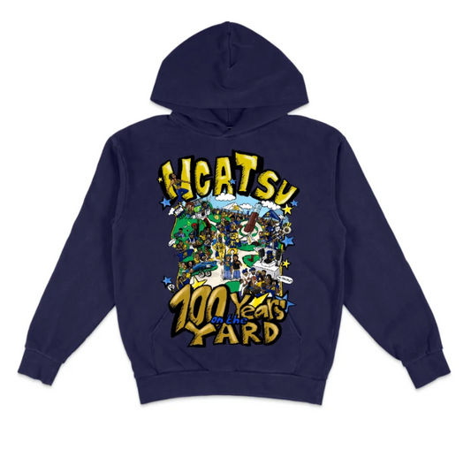 100 Years on The Yard - Navy Hoodie (Grandy)