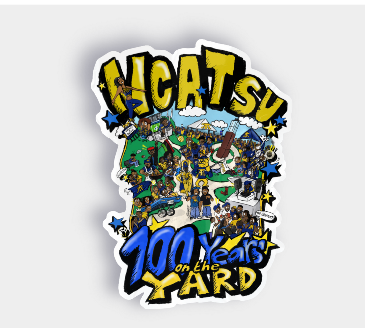Button/Sticker Pack (100 Years on The Yard)