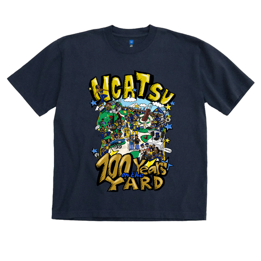 100 Years on The Yard - Navy (Gold)